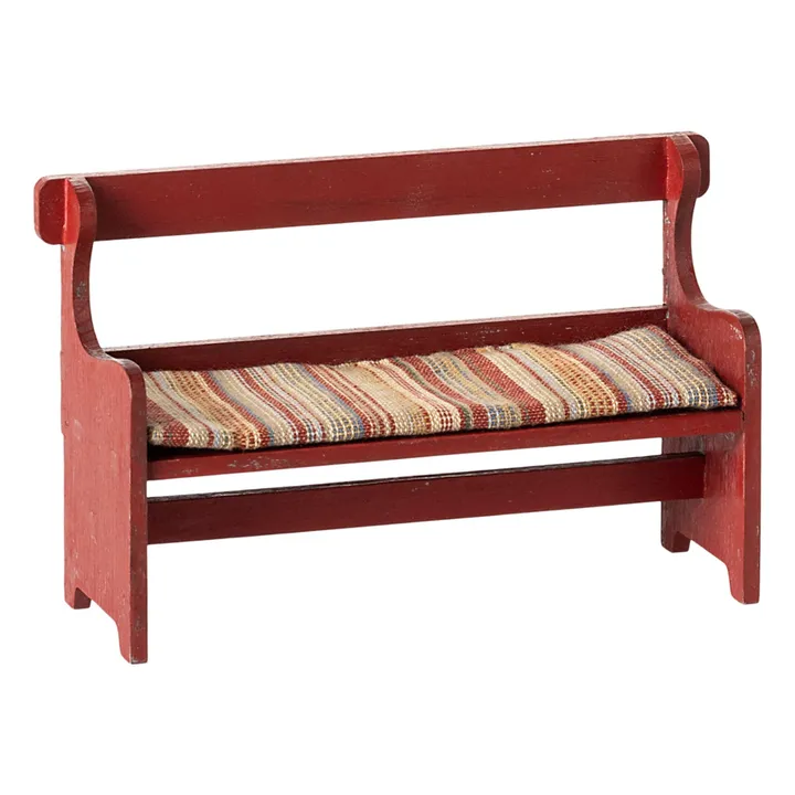 Banc vintage | Rouge- Image produit n°0