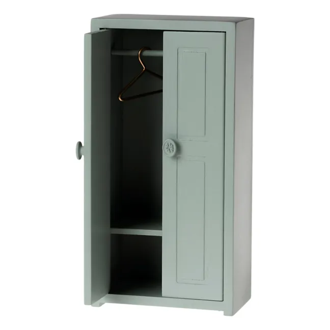 Armario y perchas | Azul Gris