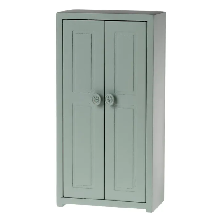 Armoire et ses cintres | Bleu gris- Image produit n°0