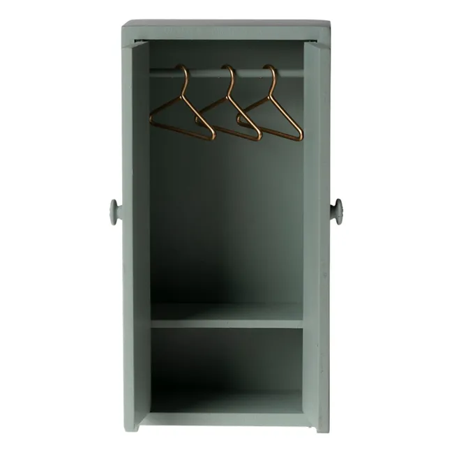 Armario y perchas | Azul Gris