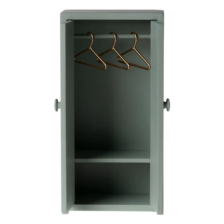 Armoire et ses cintres | Bleu gris- Image produit n°2