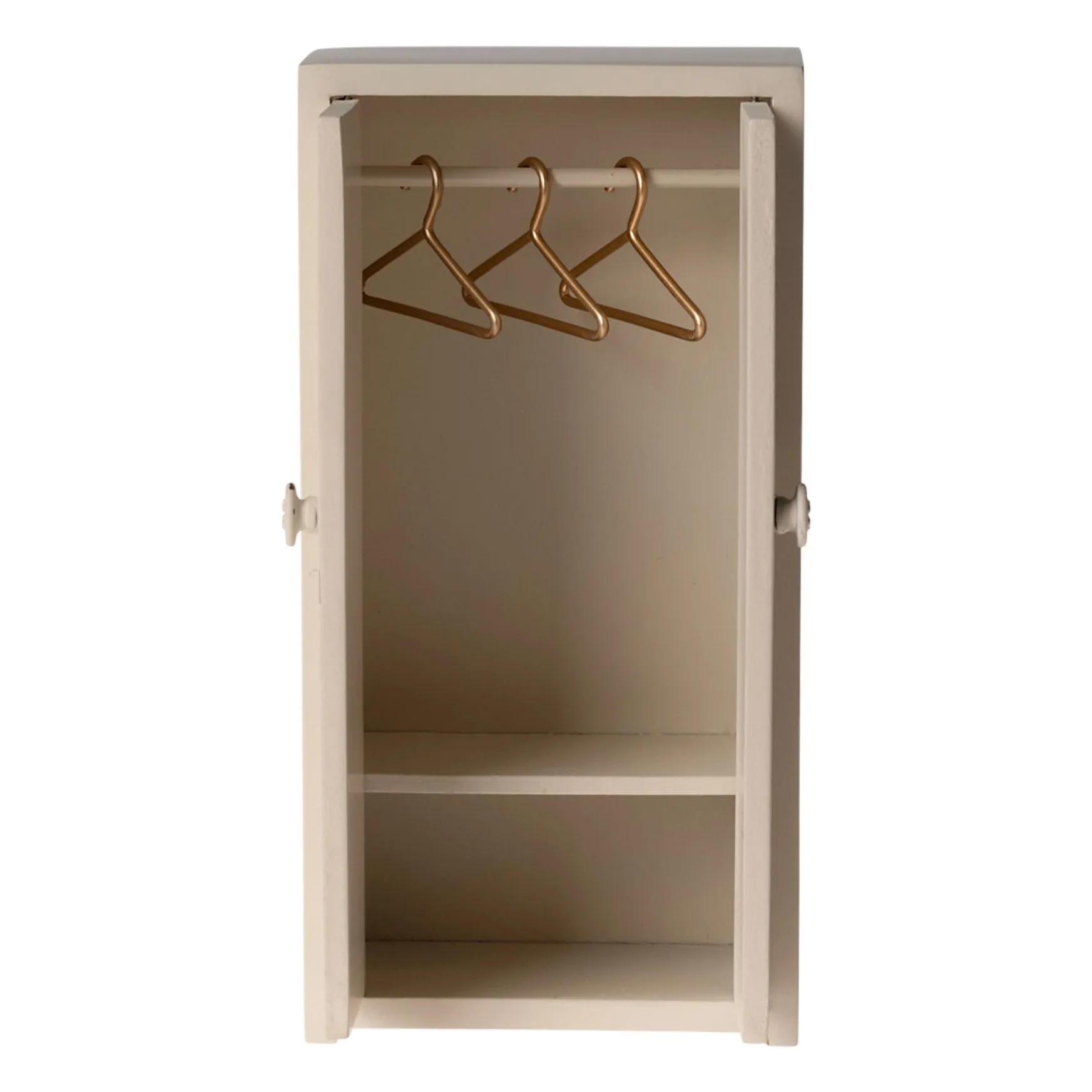 Armoire et ses cintres | Crème- Image produit n°1