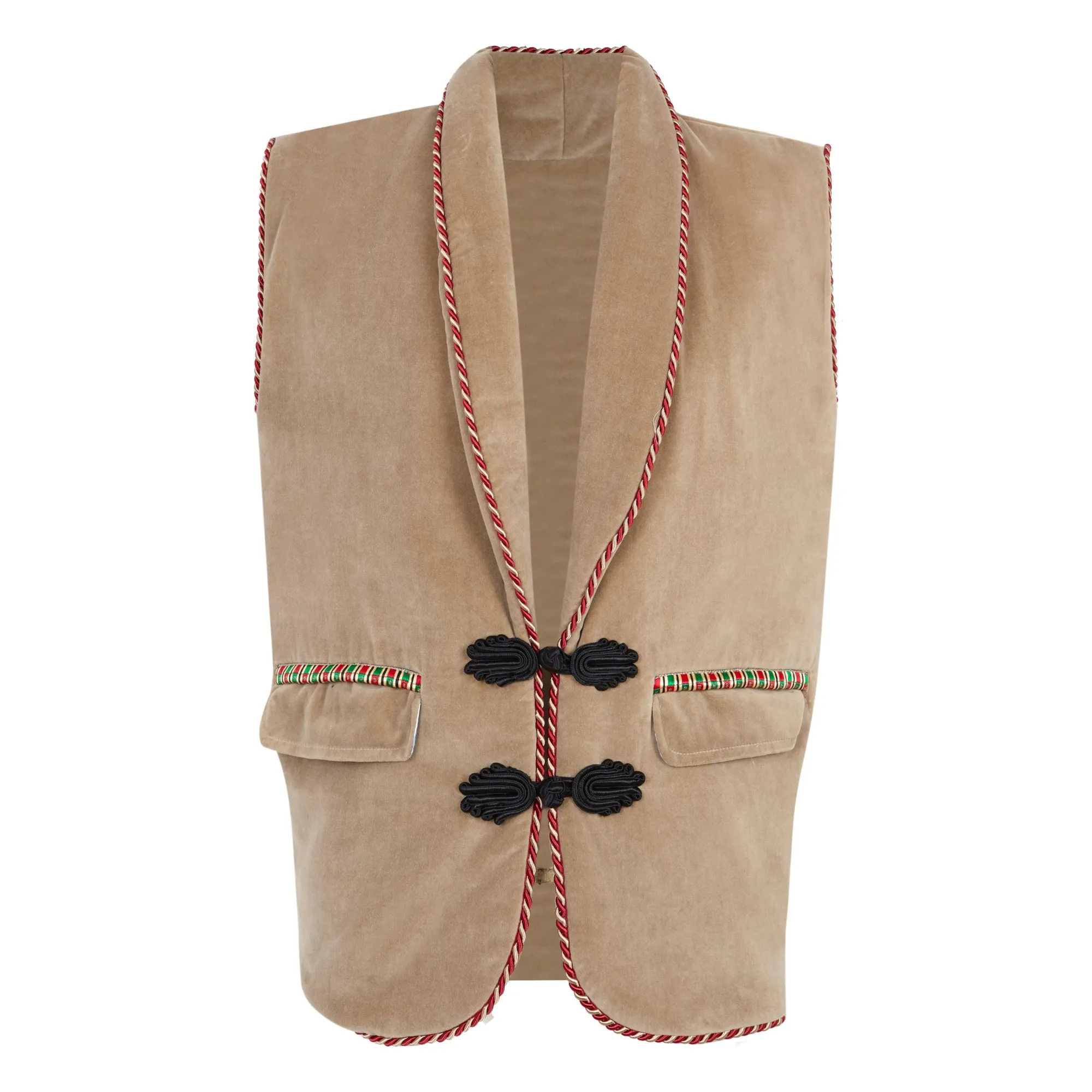 Hansel Sleeveless Jacket | Beige- Product image n°0