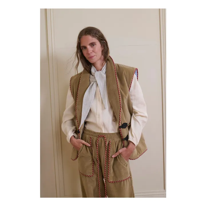 Veste Sans Manches Hansel | Beige- Image produit n°2