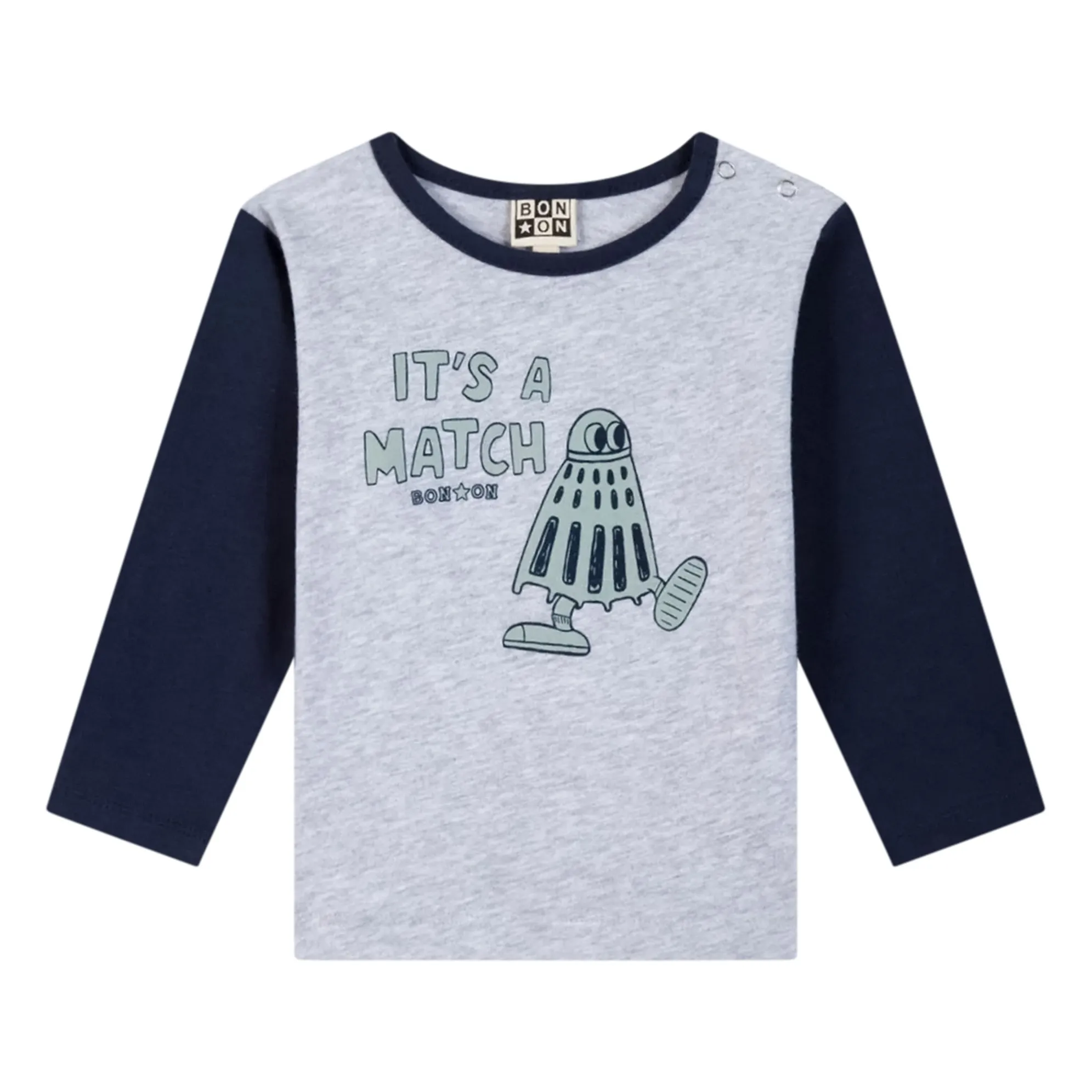 Bonton Heather Grey Cab It's A Match T-Shirt