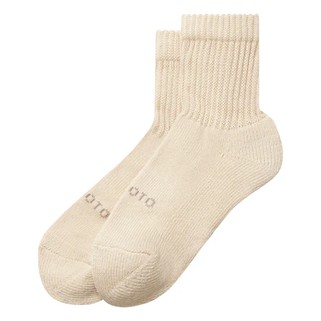Set of 3 Daily Socks | Ecru