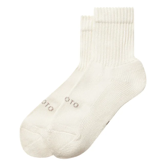 Set of 3 Daily Socks | Ecru