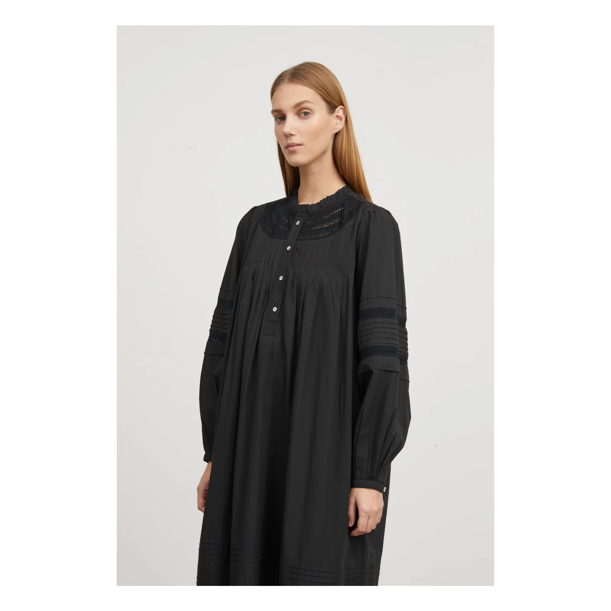 Robe Erica | Noir- Image produit n°2