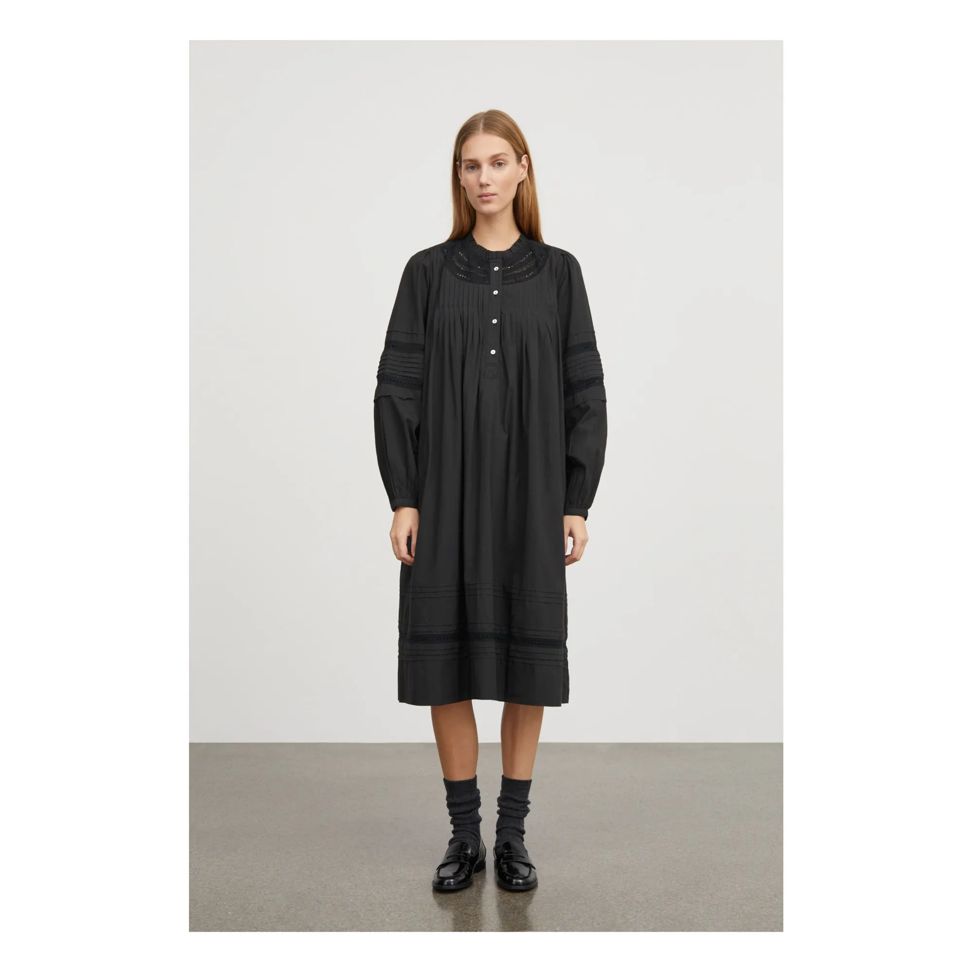 Robe Erica | Noir- Image produit n°1