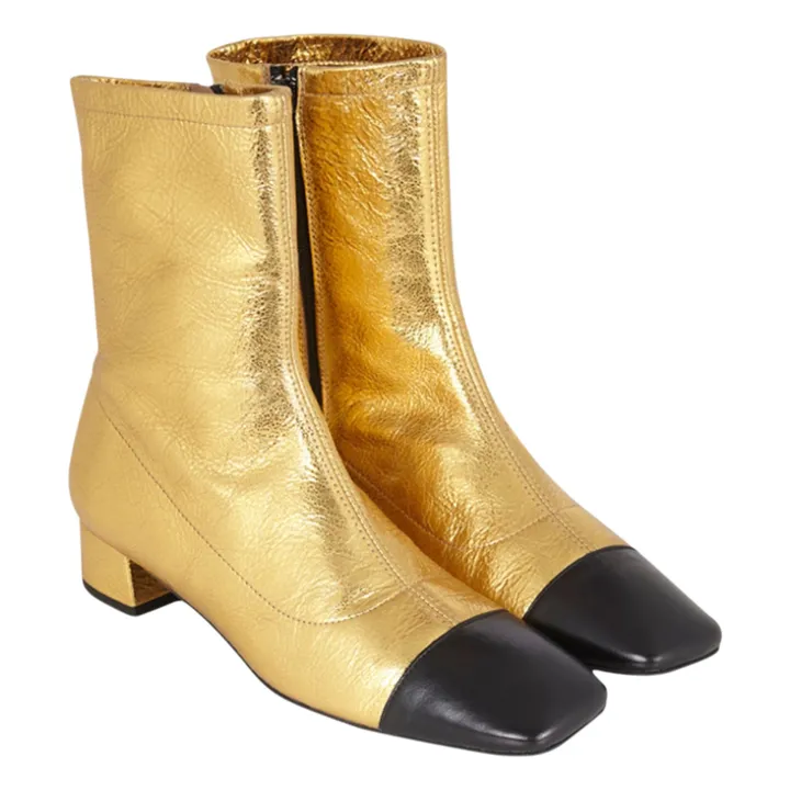 Bottines Laurie | Doré- Image produit n°3