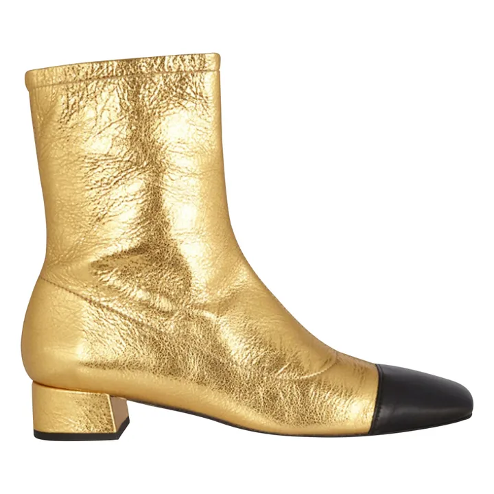 Bottines Laurie | Doré- Image produit n°0