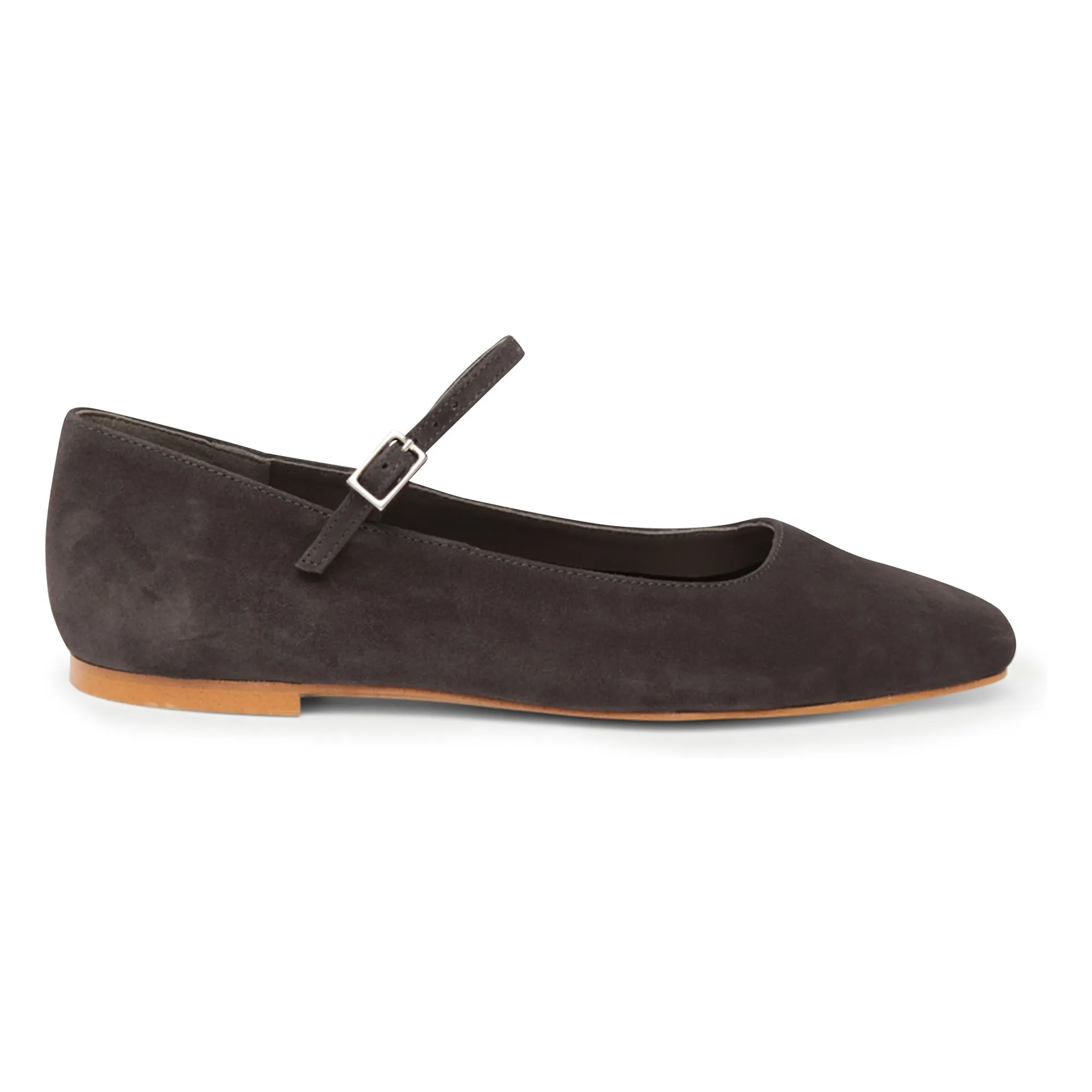 Augusta Grey Julieta Suede Ballerinas