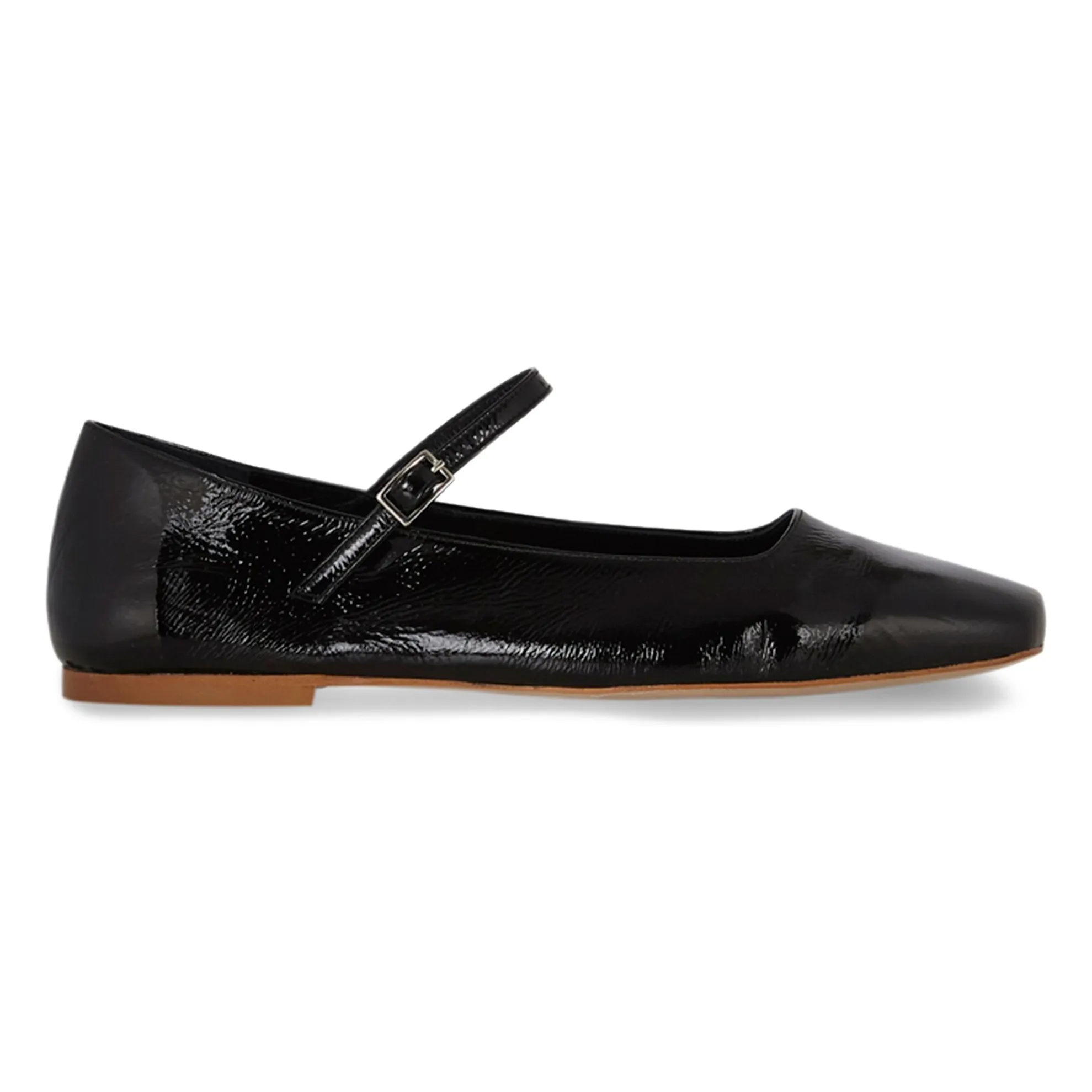 Augusta Black Julieta Patent Ballerinas