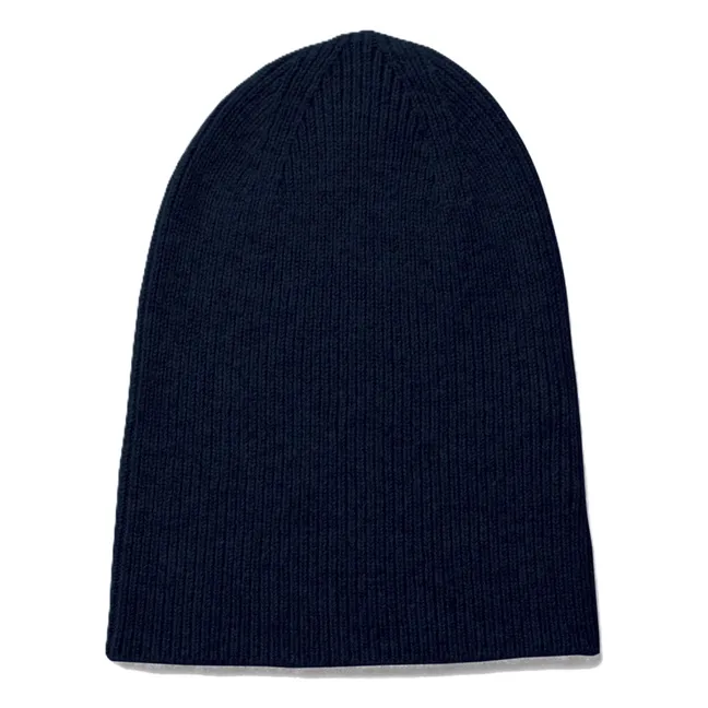 Cashmere hat | Navy blue