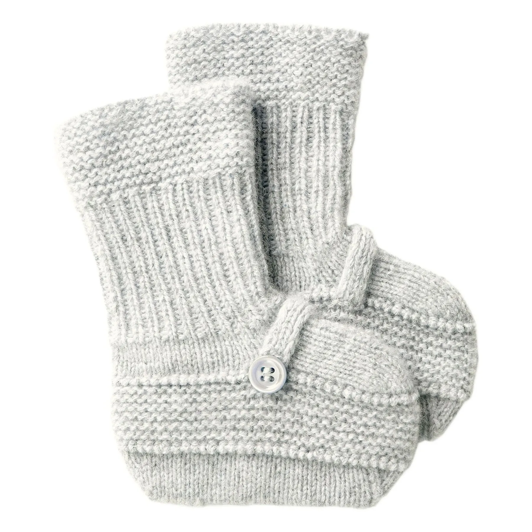 Bompard Grey Cashmere Slippers