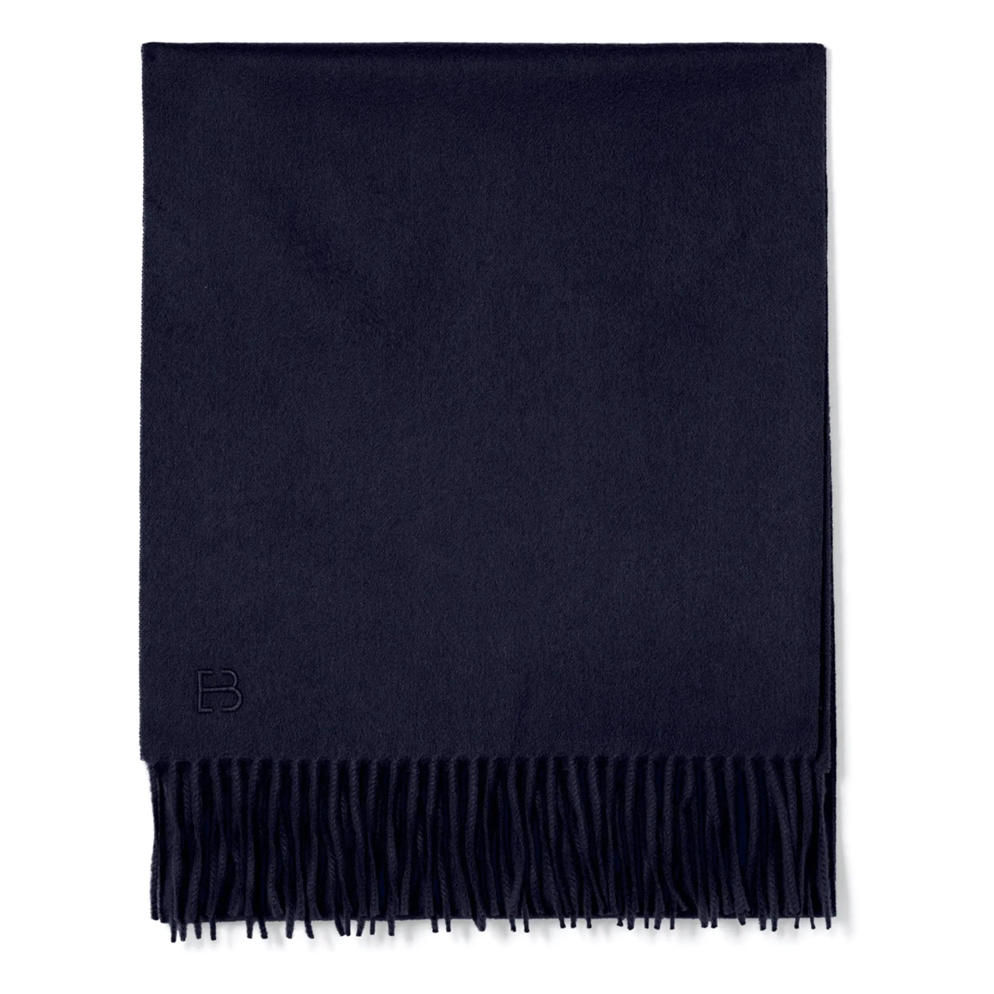 Bompard Unisex Navy Blue Classic Eb Cashmere Scarf