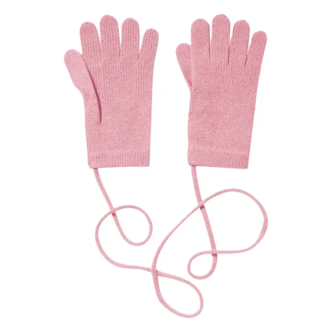 Cashmere gloves | Pink