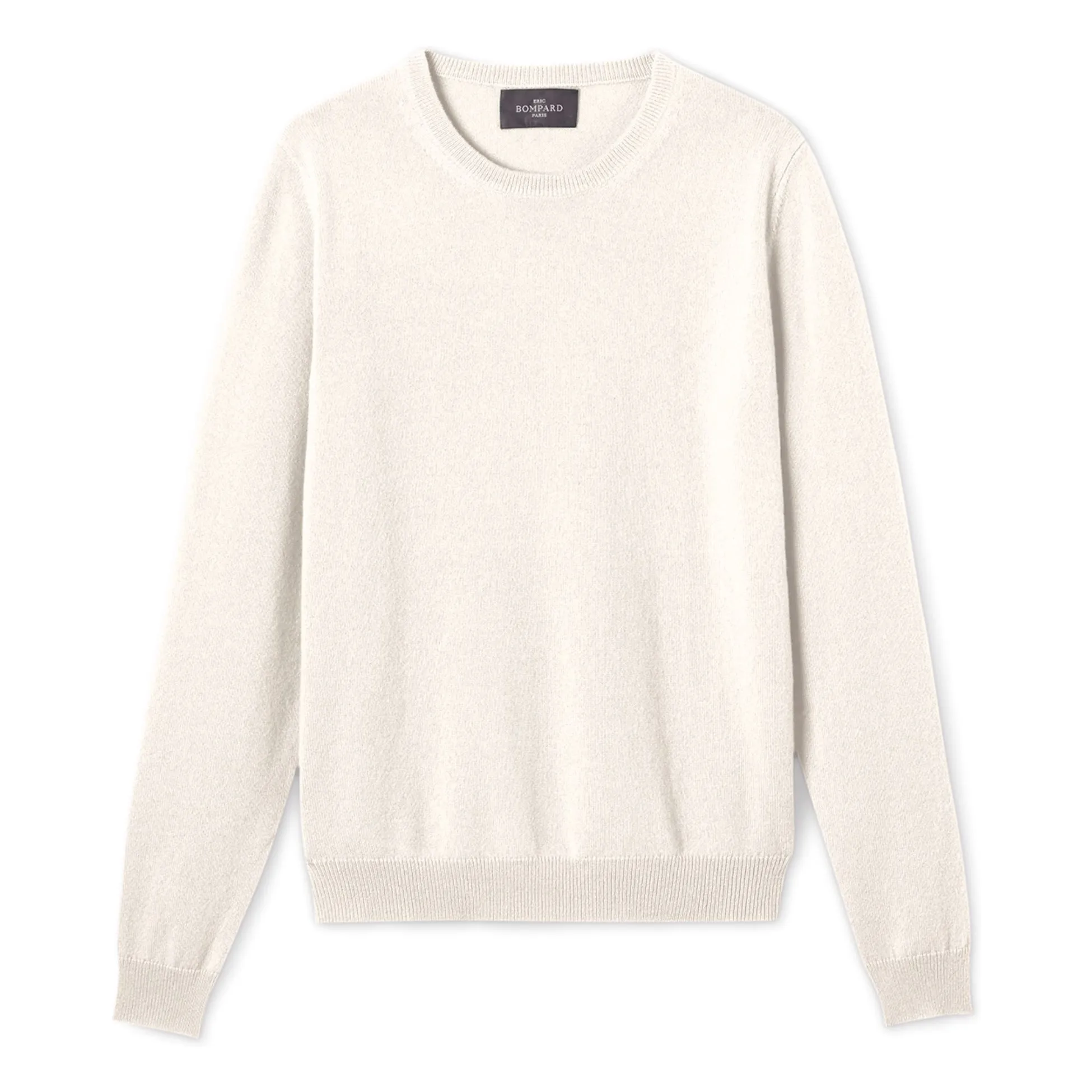 Bompard Women's Natural Classic Cashmere Round Neck Sweater