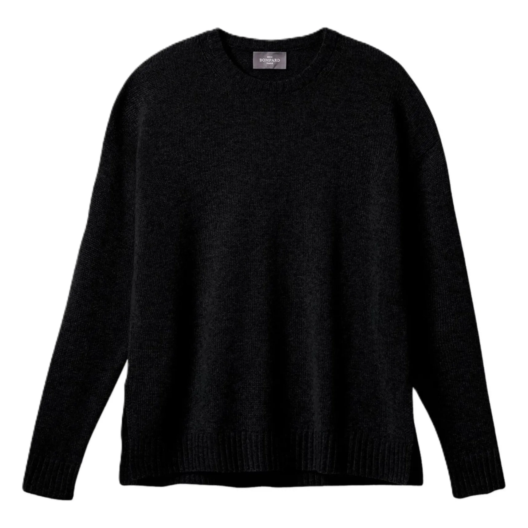 Bompard Women's Black Round Neck Sweater Cashmere