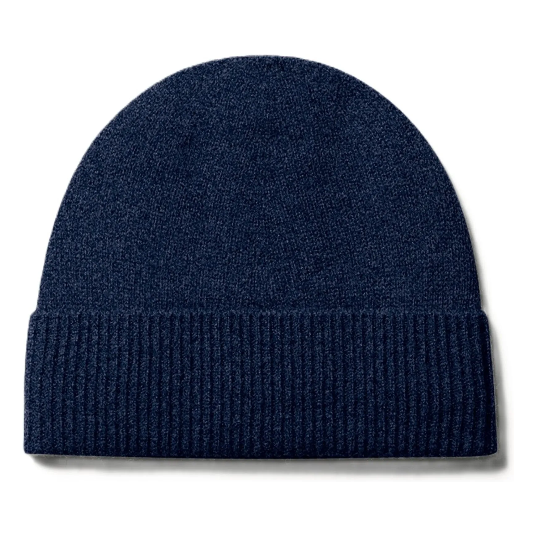 Bompard Navy Blue Classic Cashmere Beanie