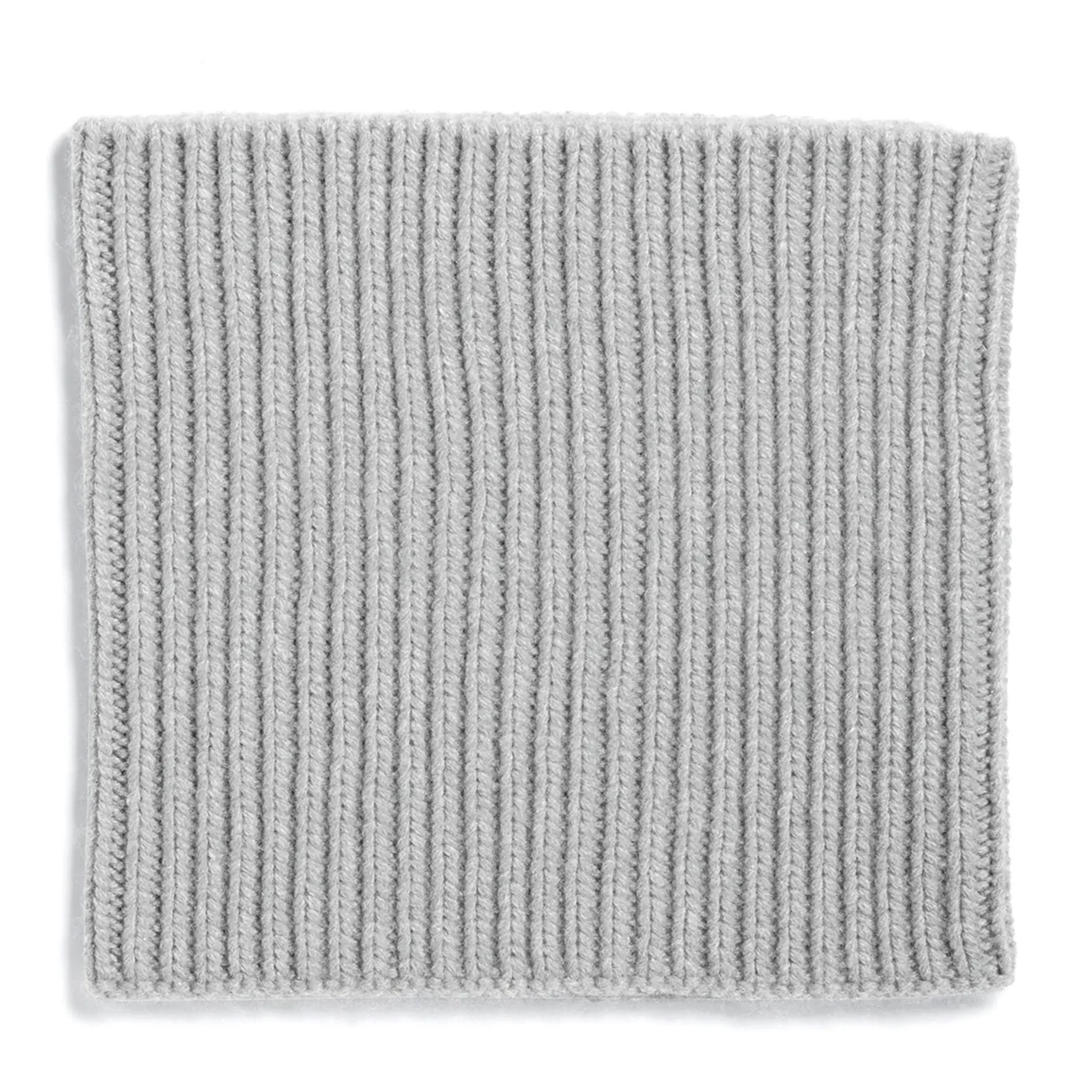 Bompard Unisex Silver Grey 12-Thread Cashmere Rib Choker