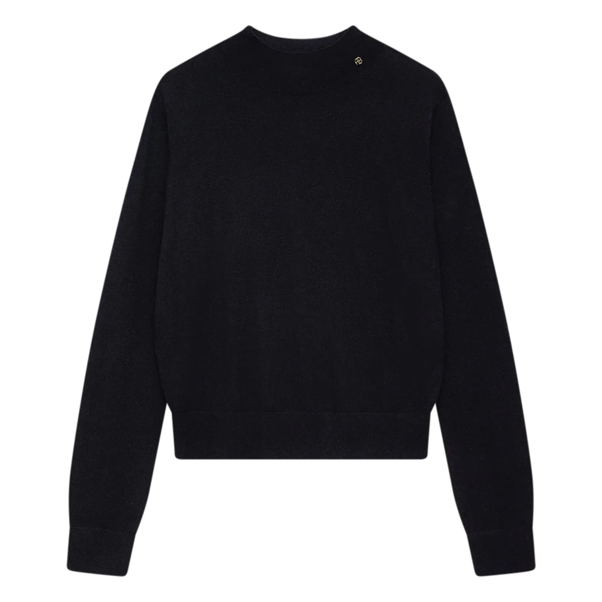 Anine Bing Black Monique Merino Wool Sweater