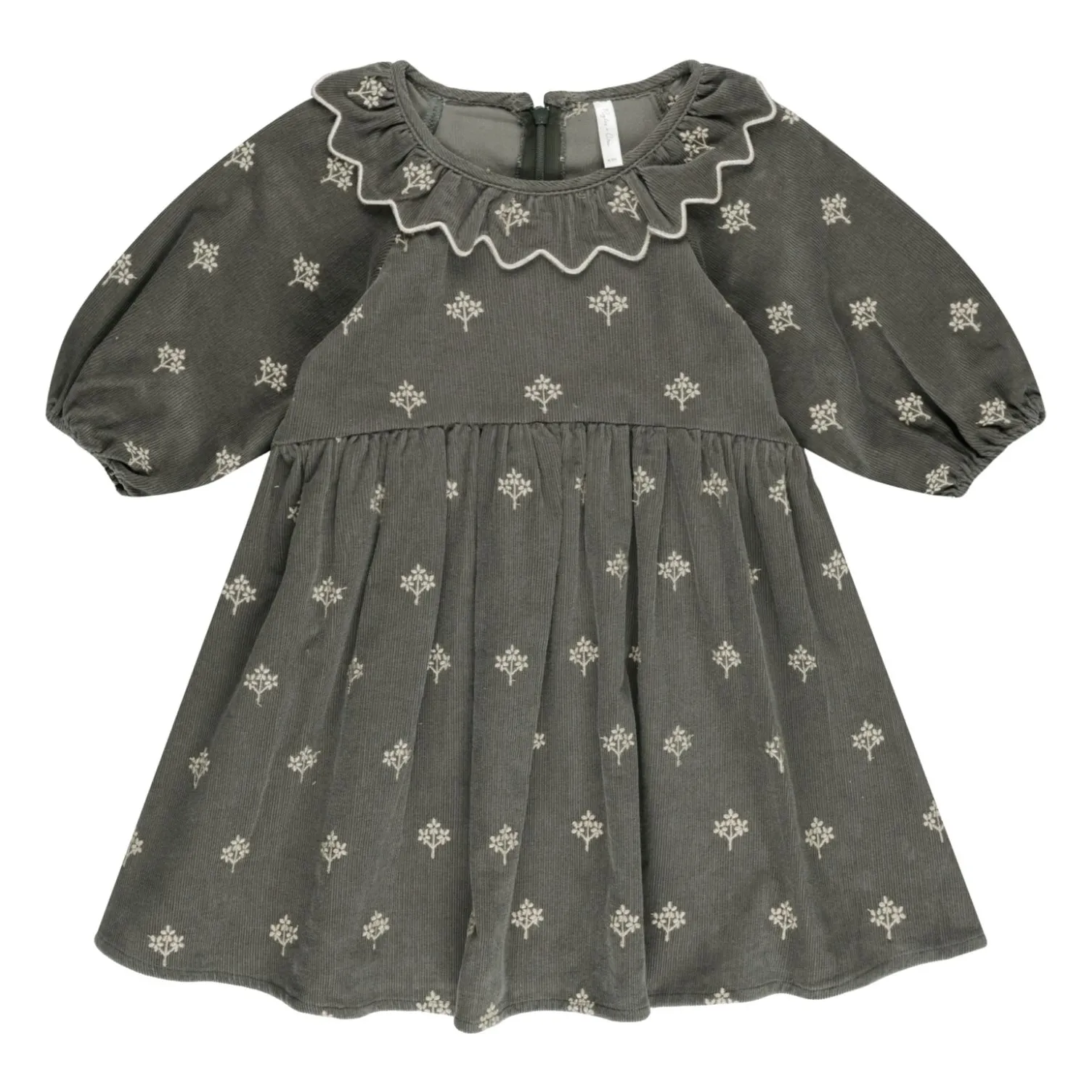 Rylee + Cru Forest Green Freya Fleurie Dress