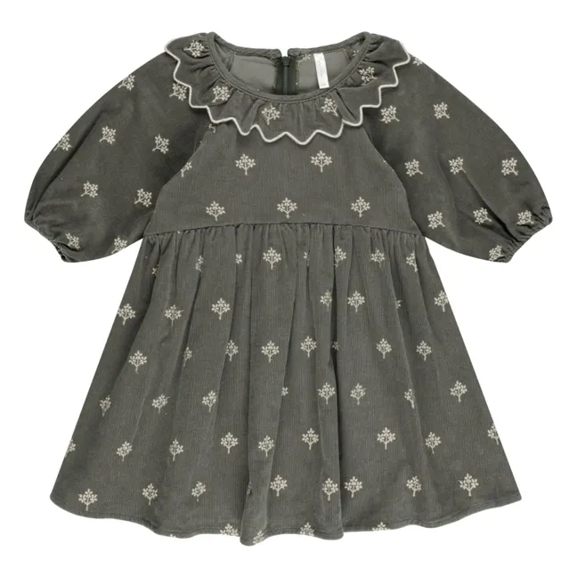 Kleid Freya Blümchen | Waldgrün