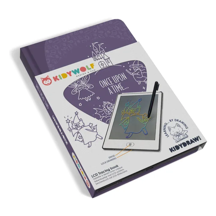 Kidydraw Mini drawing board | Purple- Product image n°0