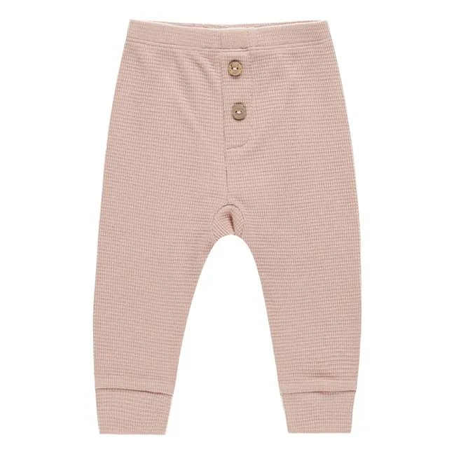 Waffle Legging | Pink