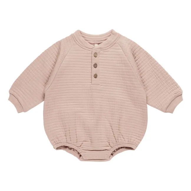 Henley Steppmantel | Rosa