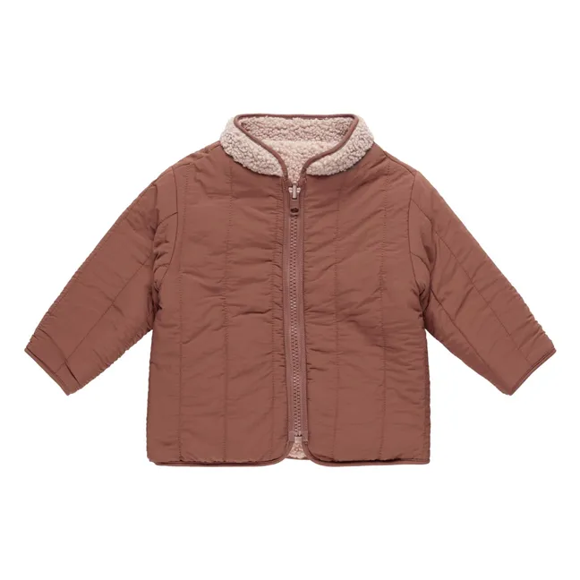 Fur-look Jacket | Pink