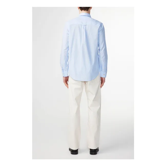Gestreiftes Hemd Colby 5329 Pima-Baumwolle | Seidenfarben