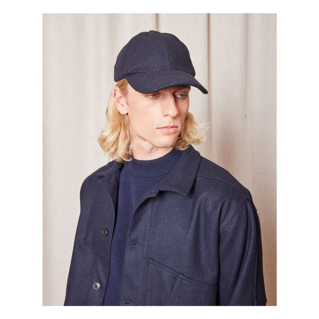 Mütze Barry Wolle | Navy