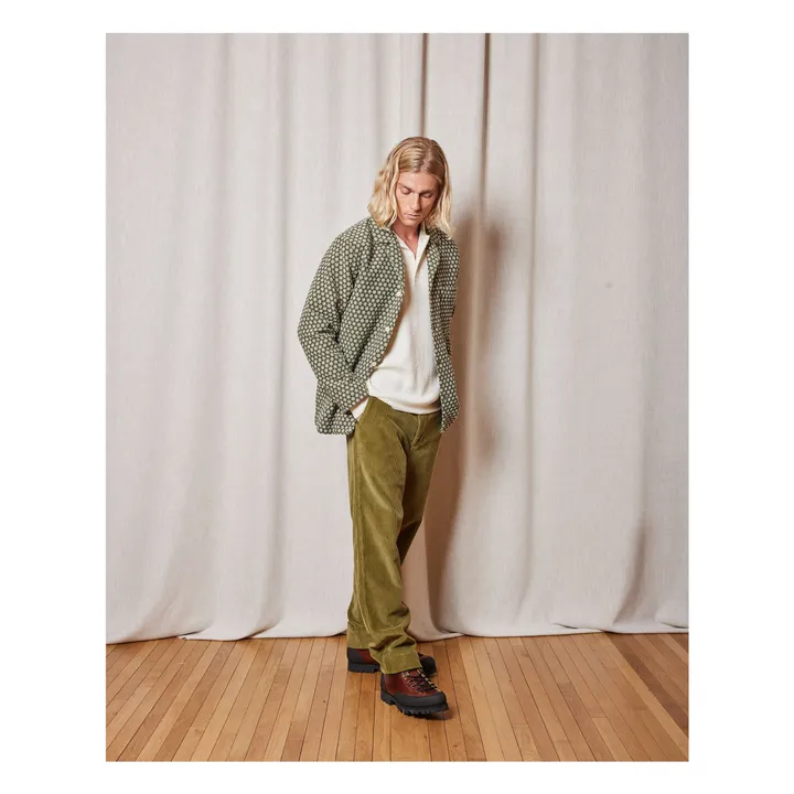 Maji Snow Jacke mit Stickerei aus recycelter Baumwolle | Khaki- Produktbild Nr. 2