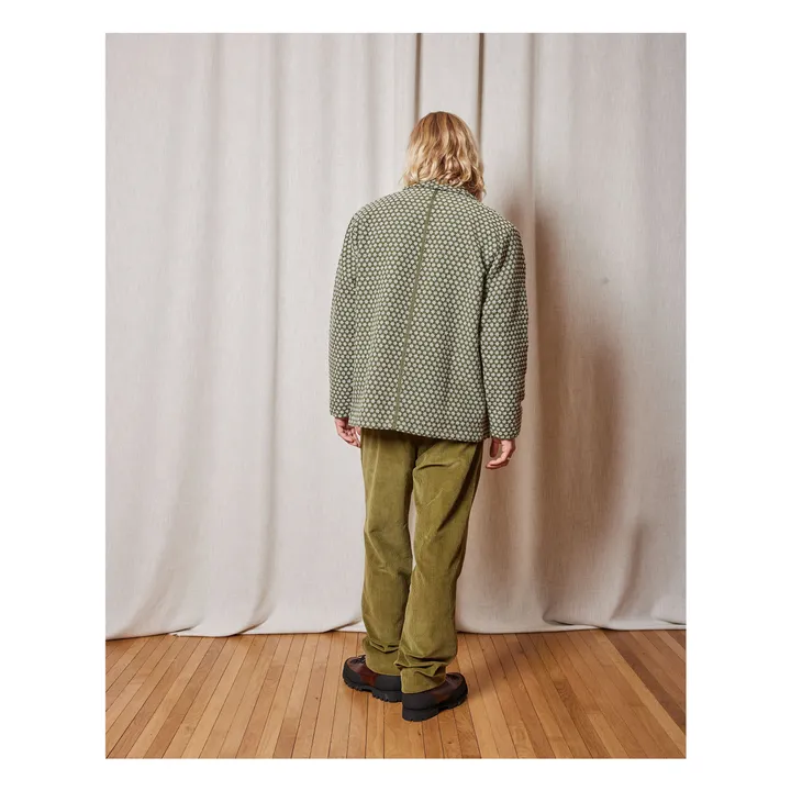 Maji Snow Jacke mit Stickerei aus recycelter Baumwolle | Khaki- Produktbild Nr. 3