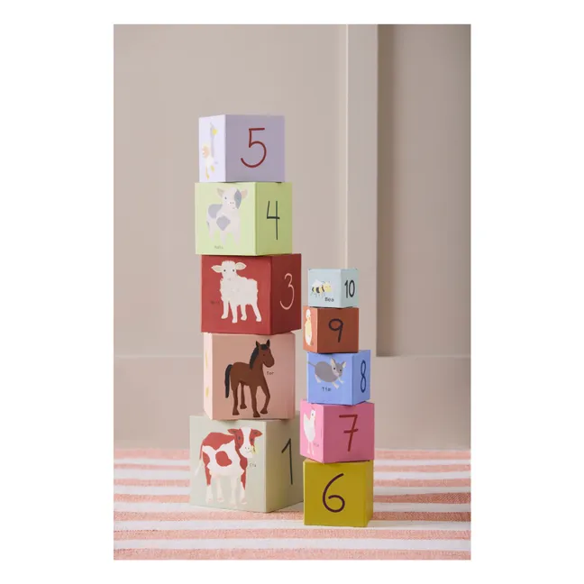 Cubos apilables de cartón AIDEN 