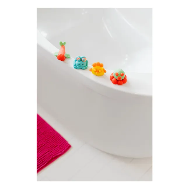 Dúo de pastas de modelar lavables Pataploof y molde | Verde