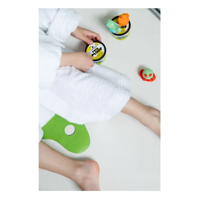 Dúo de pastas de modelar lavables Pataploof y molde | Verde