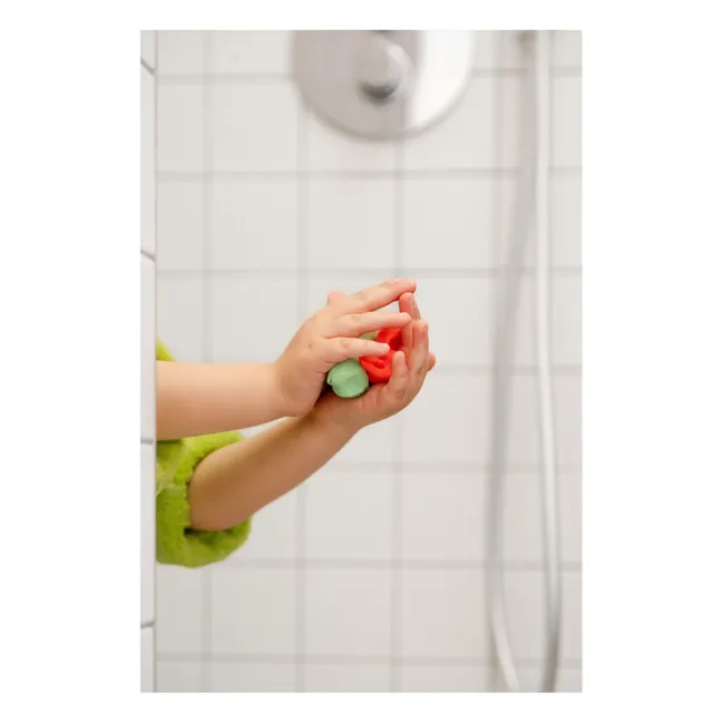 Dúo de pastas de modelar lavables Pataploof y molde | Verde