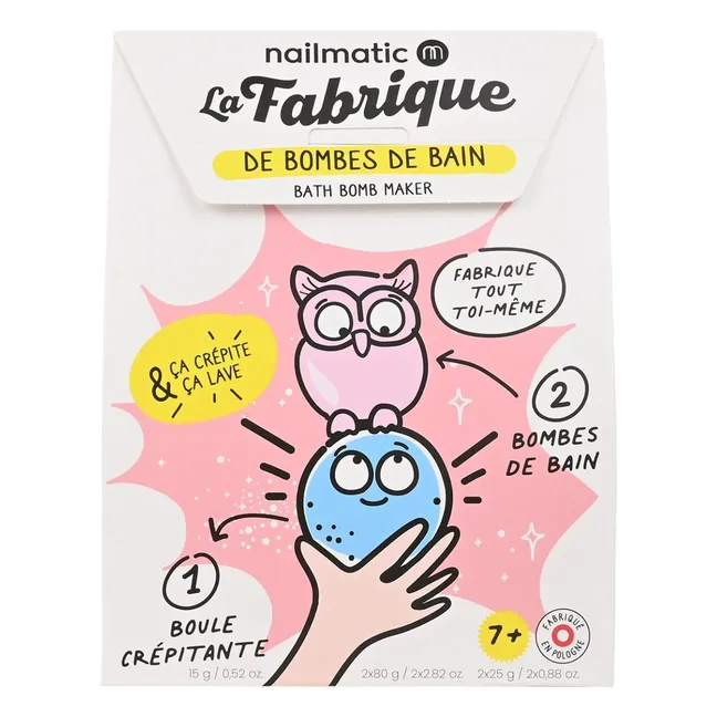 Set "La Fabrique de bombes de bain" - 3 Bomben | Rosa