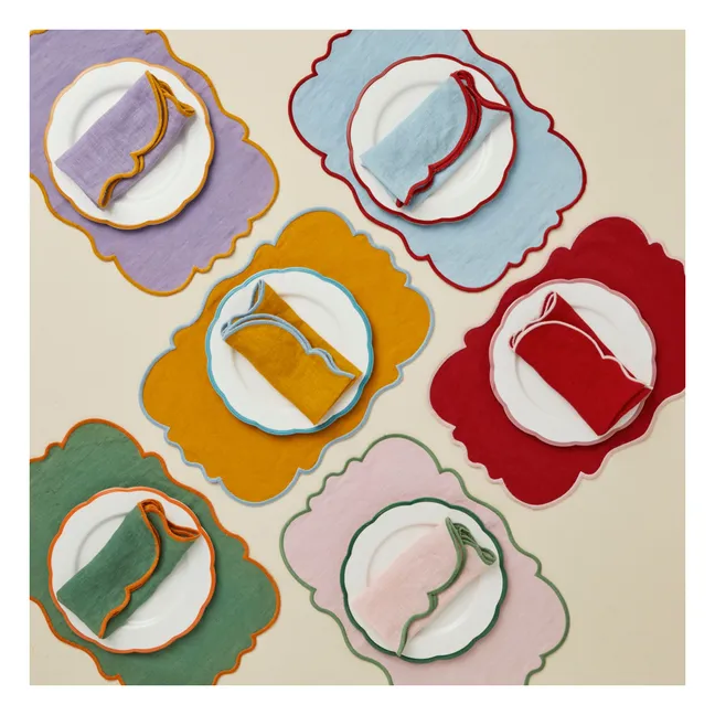 Sets de table - Set de 2 | Rouge