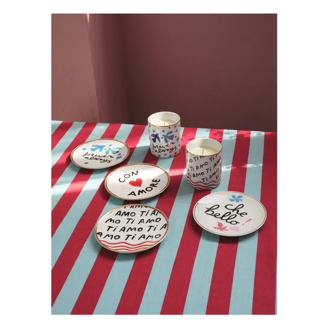 Assiette Forever Always | Blanc