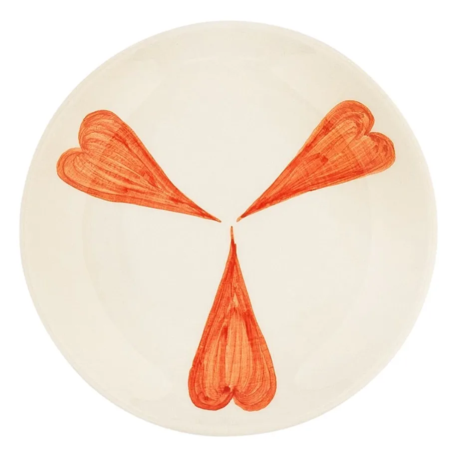 Anna + Nina White Clasic Love Dessert Plate