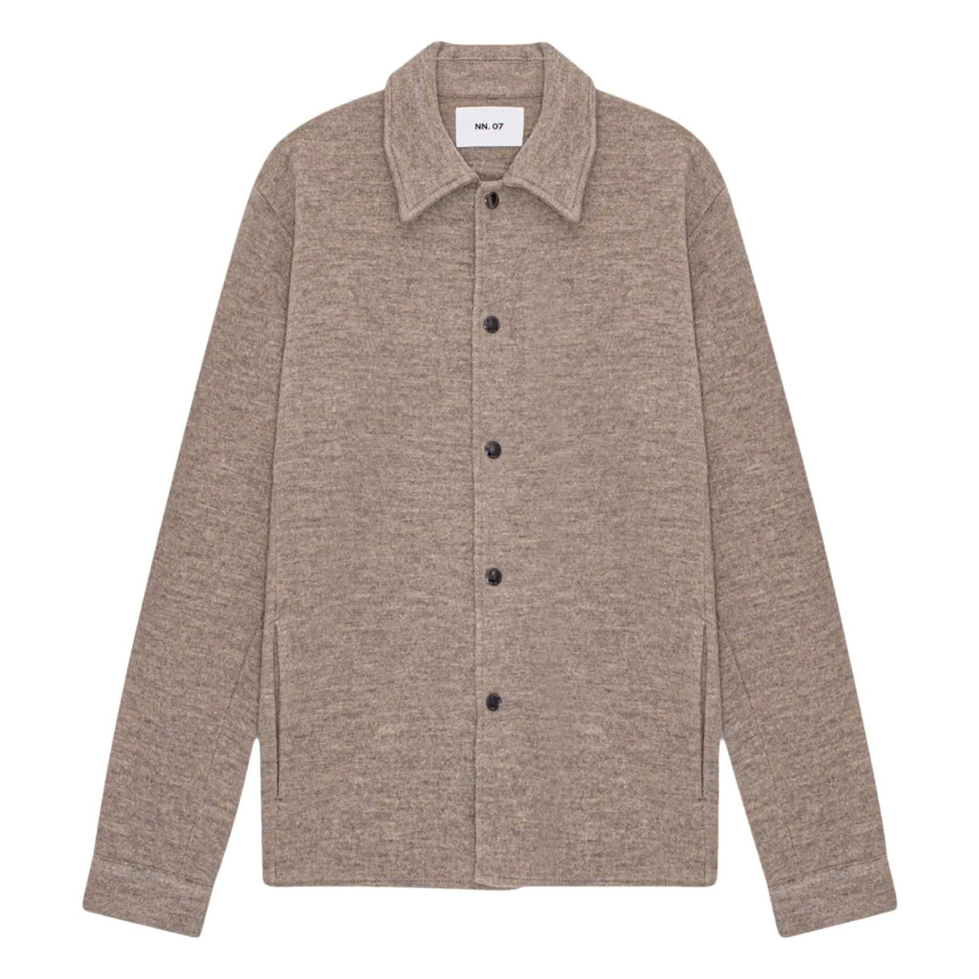 Nn.07 Oatmeal Boiled 6398 Merino Wool Jacket