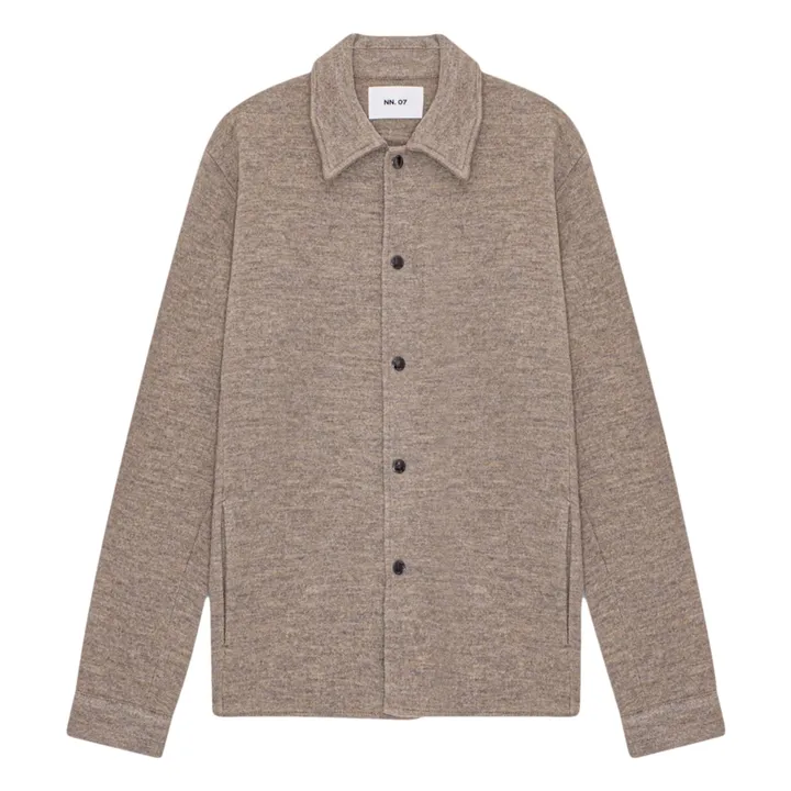 Giacca in lana merino 6398 bollita | Seta greggia- Immagine del prodotto n°0