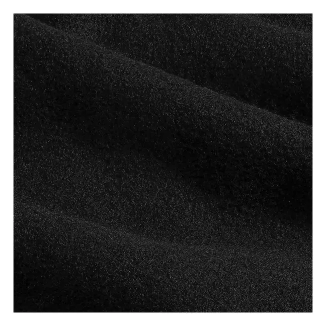 Ärmellose Jacke Boiled 6398 Merinowolle | Schwarz