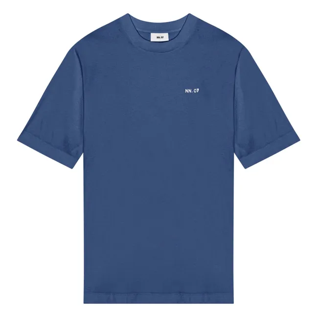 T-Shirt Nat Logo 3525 Bio-Baumwolle | Blau