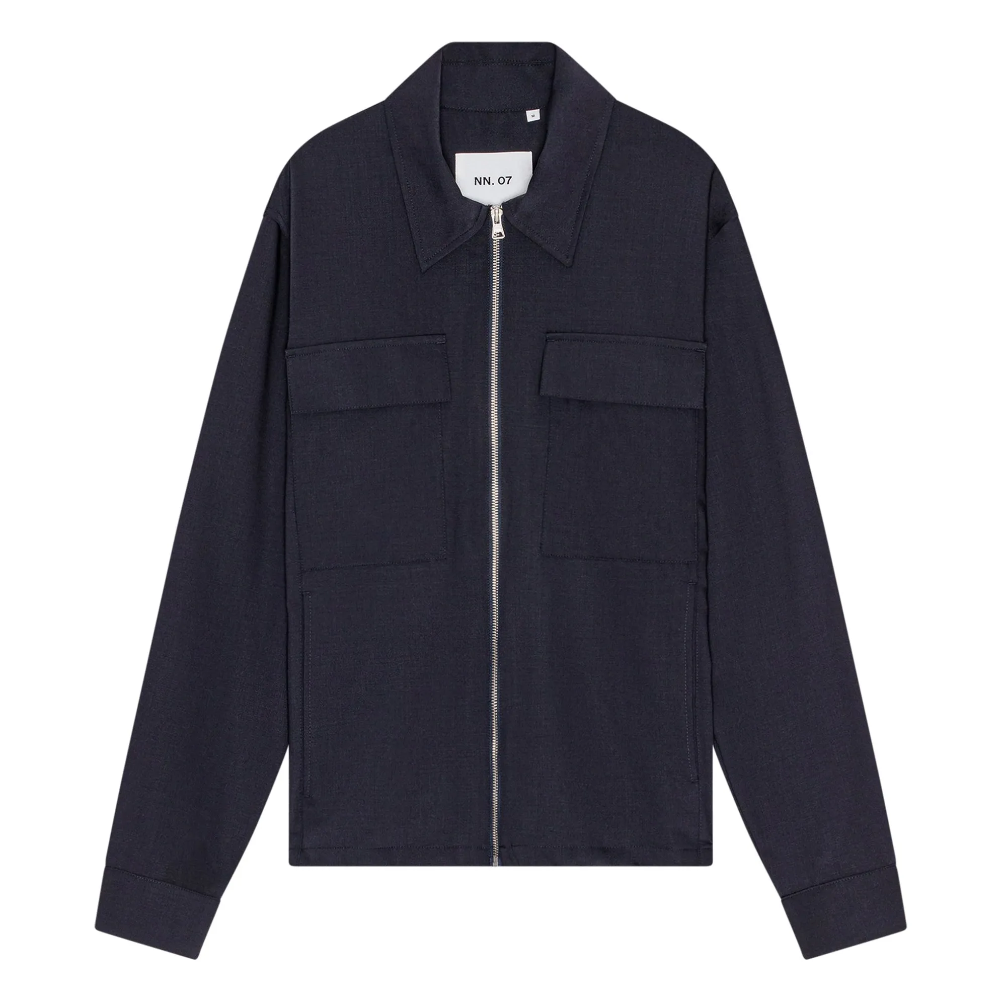 Nn.07 Navy Blue Alban 1468 Wool Jacket