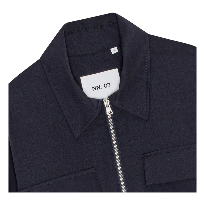 Giacca in lana Alban 1468 | Blu marino- Immagine del prodotto n°3